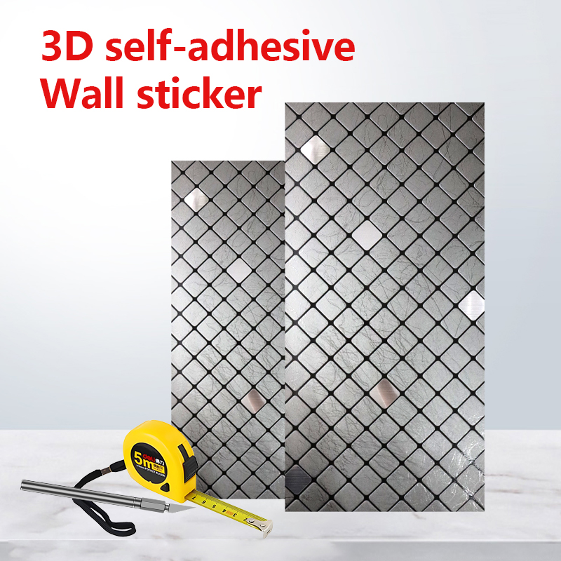 wholesale price Soundproof durable wall covering home self adhesive IXPE mosaic 3d decorative wall stickers