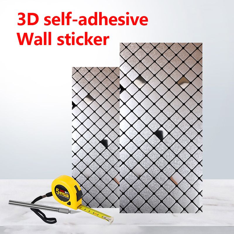 hot sale custom kitchen living room waterproof IXPE mosaic self adhesive 3d wall stickers home decoration