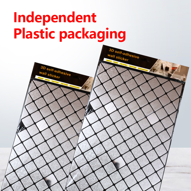 hot sale custom kitchen living room waterproof IXPE mosaic self adhesive 3d wall stickers home decoration