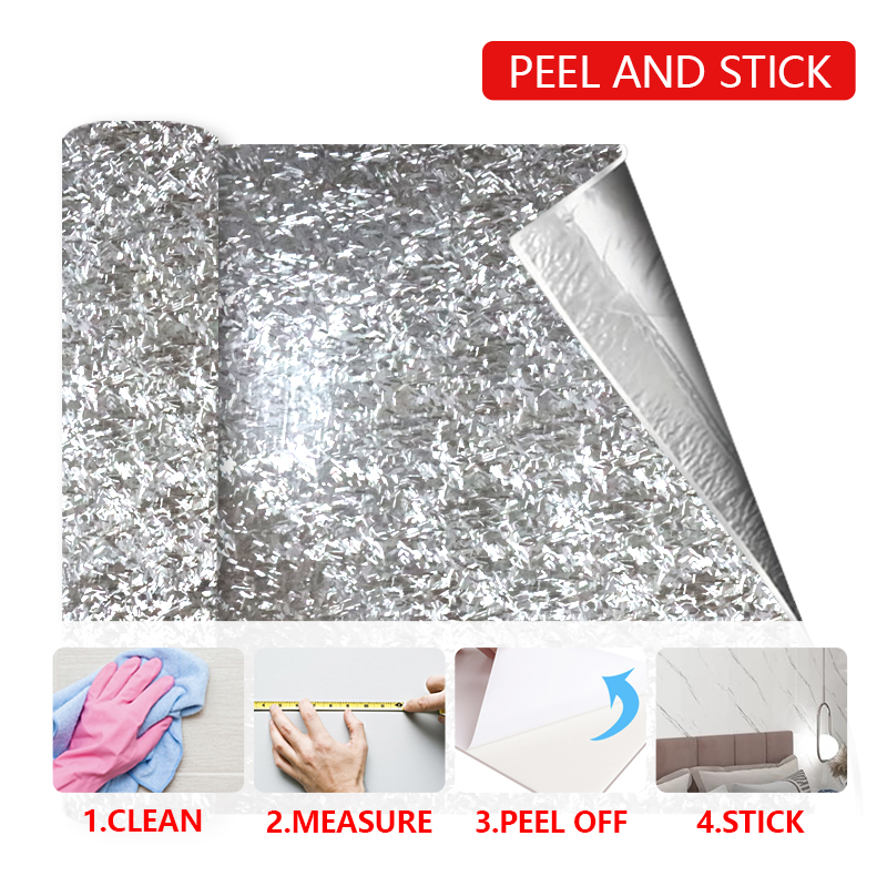 Eco Friendly marble design decorative wall stickers easy cleaning Sound Absorbing IXPE house wall panels sticker