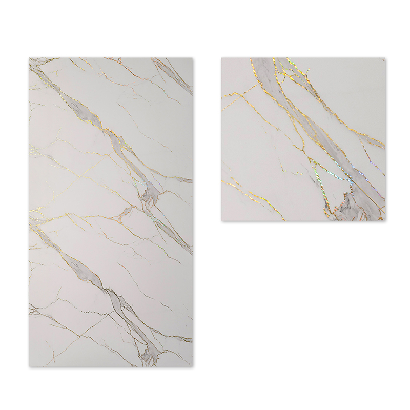 hot selling cheap Wall Panel Stickers IXPE UV marble decorative wall sticker custom for Home Decor