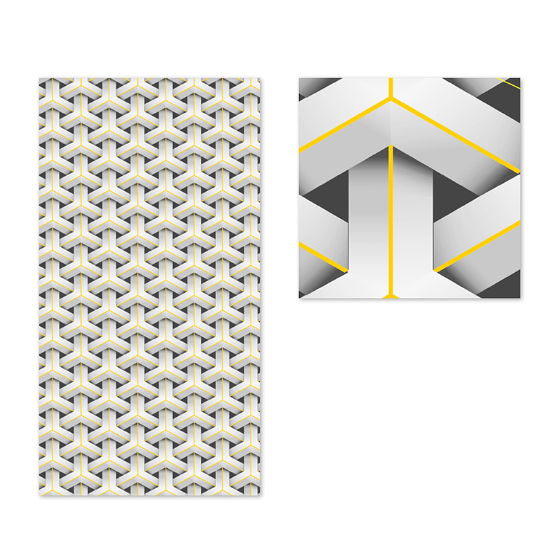 Mold Resistant Waterproof Ixpe Wallpapers Self-Adhesive Wall Sticker for Bathroom and Kitchen