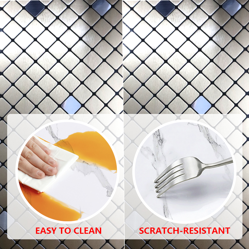 hot sale custom kitchen living room waterproof IXPE mosaic self adhesive 3d wall stickers home decoration