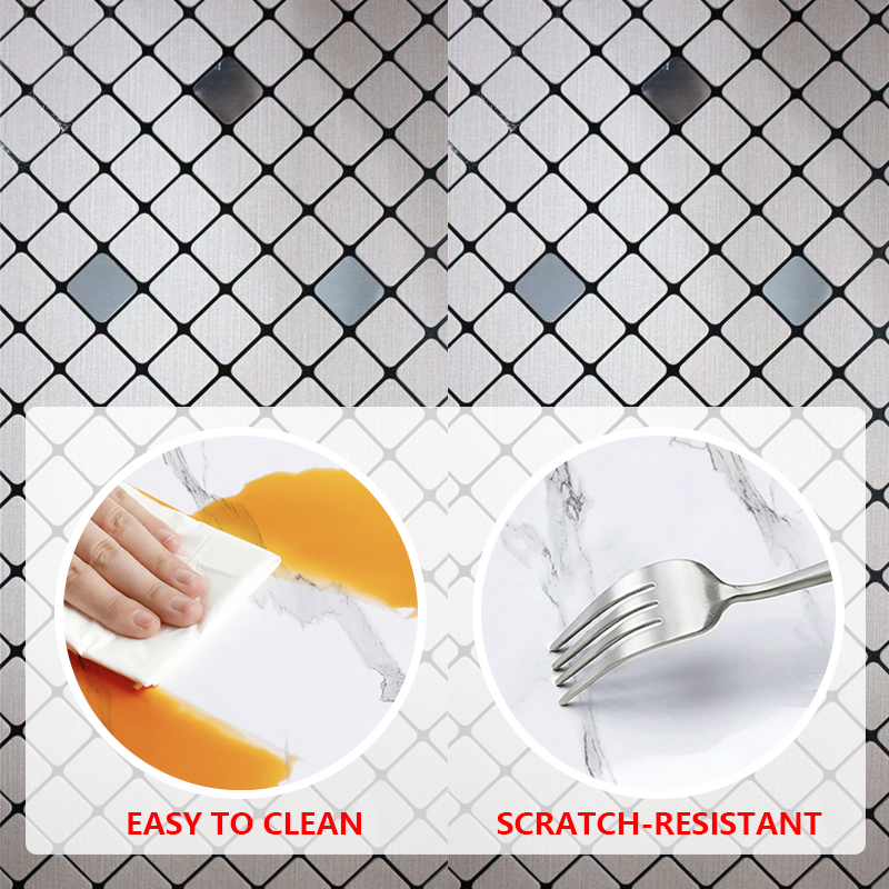 hot sale custom kitchen living room waterproof IXPE mosaic self adhesive 3d wall stickers home decoration