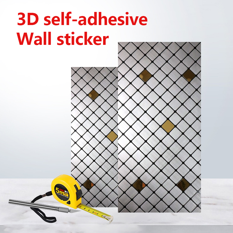 Modern Style Self-Adhesive ixpe Mosaic 3d decoration wall sticker for home living room kitchen