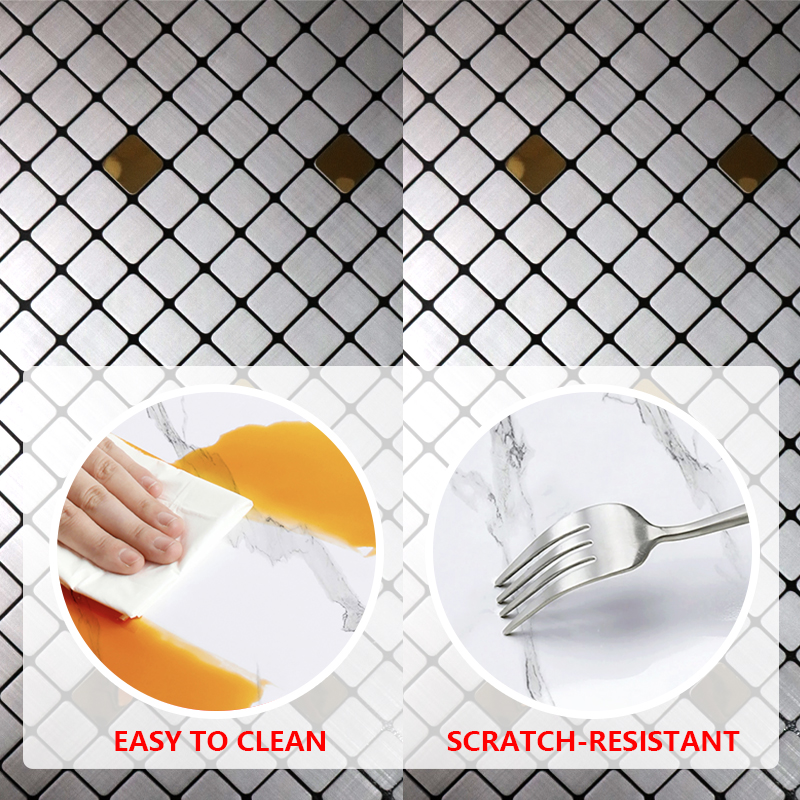 Modern Style Self-Adhesive ixpe Mosaic 3d decoration wall sticker for home living room kitchen