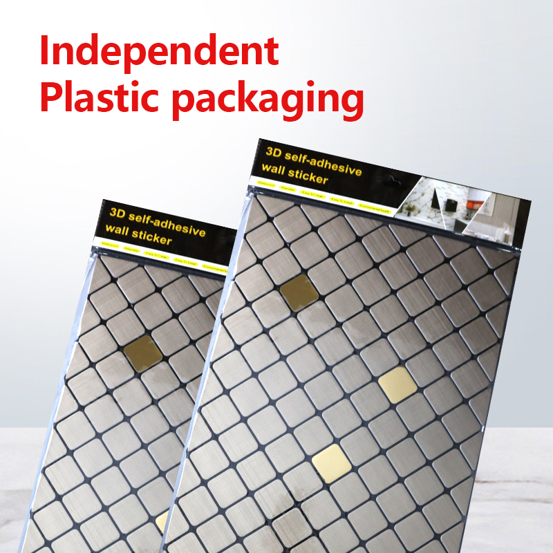 Indoor Decorative Self-Adhesive Removable Wall Sticker 3d mosaic ixpe wall sticker for Smooth Surface