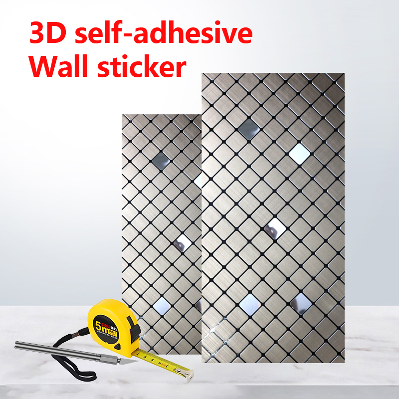 modern design ixpe self-adhesive wall covering Waterproof mosaic wall sticker for kitchen bathroom