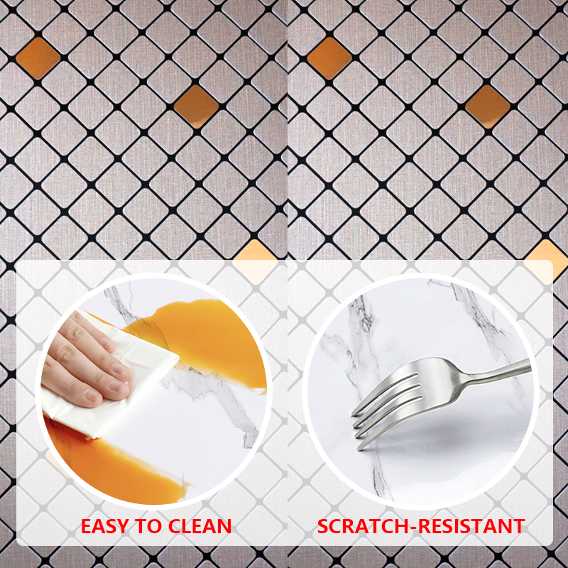 reliable quality Oil-Resistant 3d wall sticker waterproof mosaic self adhesive stickers for wall decoration