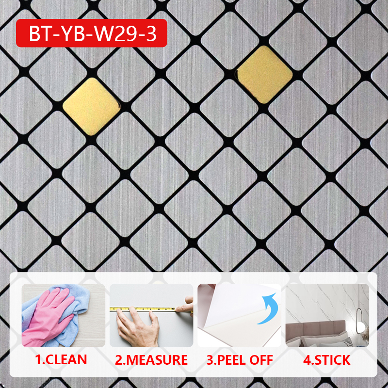 wholesale price Soundproof durable wall covering home self adhesive IXPE mosaic 3d decorative wall s