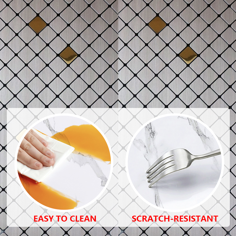 wholesale price Soundproof durable wall covering home self adhesive IXPE mosaic 3d decorative wall stickers