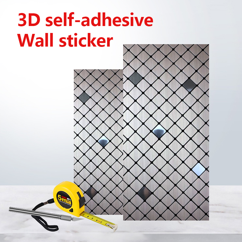 modern design ixpe self-adhesive wall covering Waterproof mosaic wall sticker for kitchen bathroom