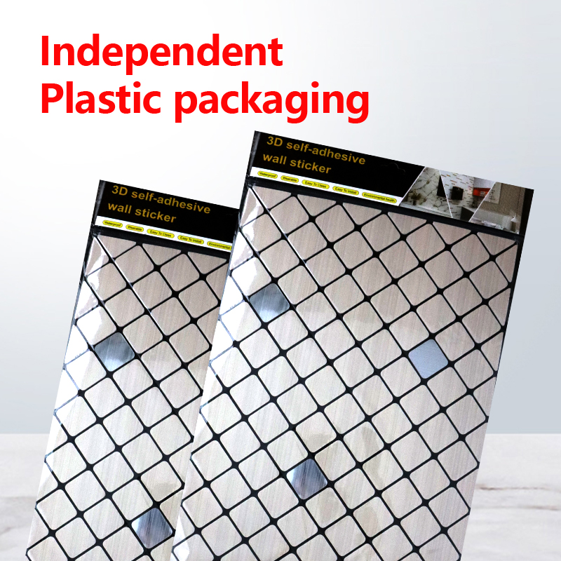 modern design ixpe self-adhesive wall covering Waterproof mosaic wall sticker for kitchen bathroom