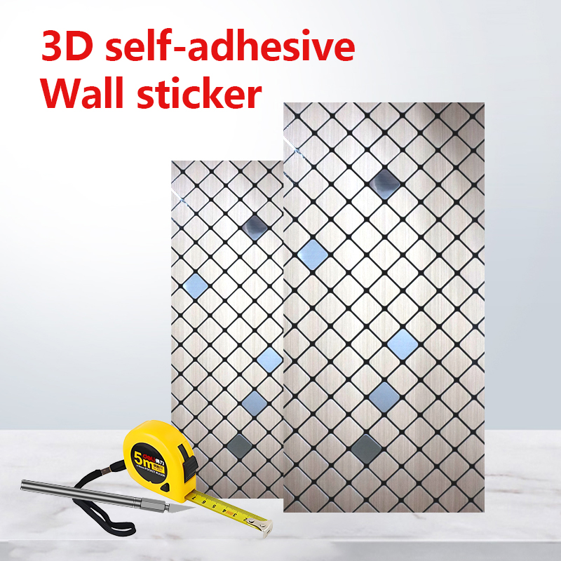 wholesale price Soundproof durable wall covering home self adhesive IXPE mosaic 3d decorative wall stickers