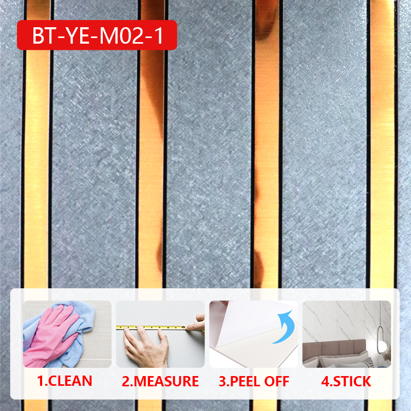 custom self-adhesive IXPE mosaic sticker Bathroom Kitchen waterproof 3d wall sticker for interior de