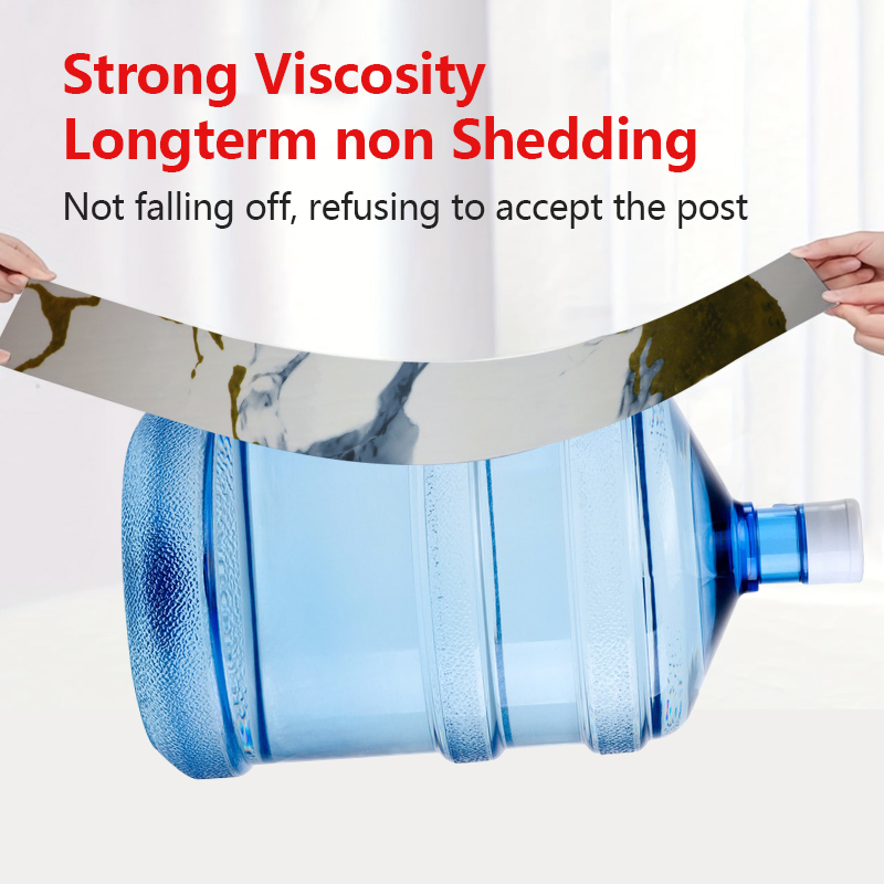 new living room UV marble grain wall sticker Easy Cleaning Beautiful Interior decoration ixpe wall panel sticker wholesale