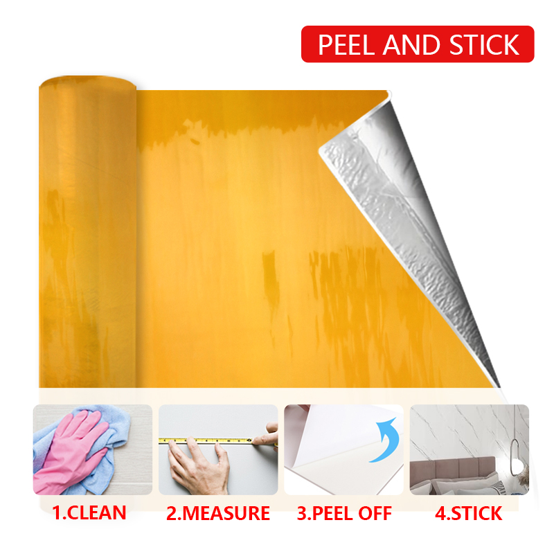 Easy Clean Surface Self-Adhesive Wall Paper Marble Sheet Sticker for Living Room and Bedroom