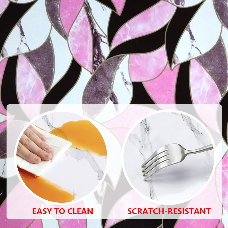 factory wholesale modern design Self Adhesive IXPE Waterproof UV Marble Wall Sticker for Household Use