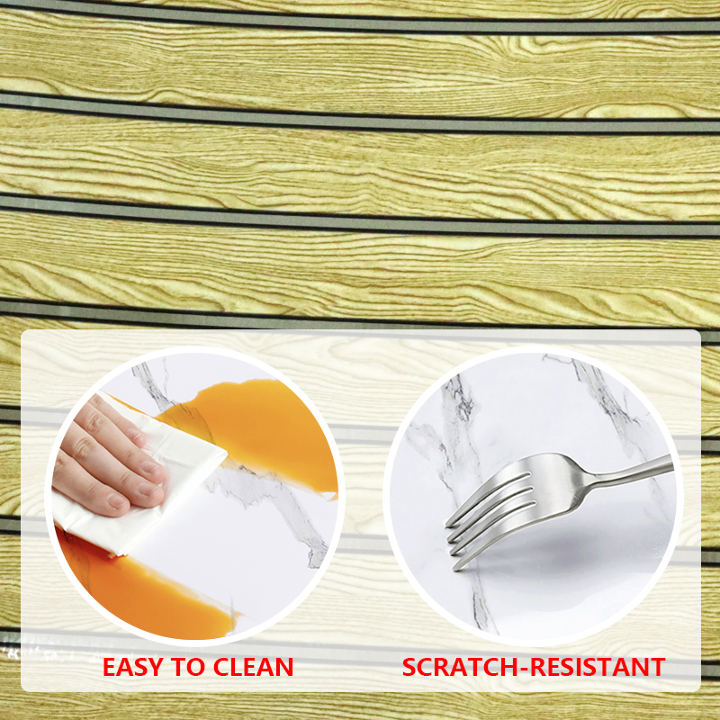 factory wholesale modern design Self Adhesive IXPE Waterproof UV Marble Wall Sticker for Household Use