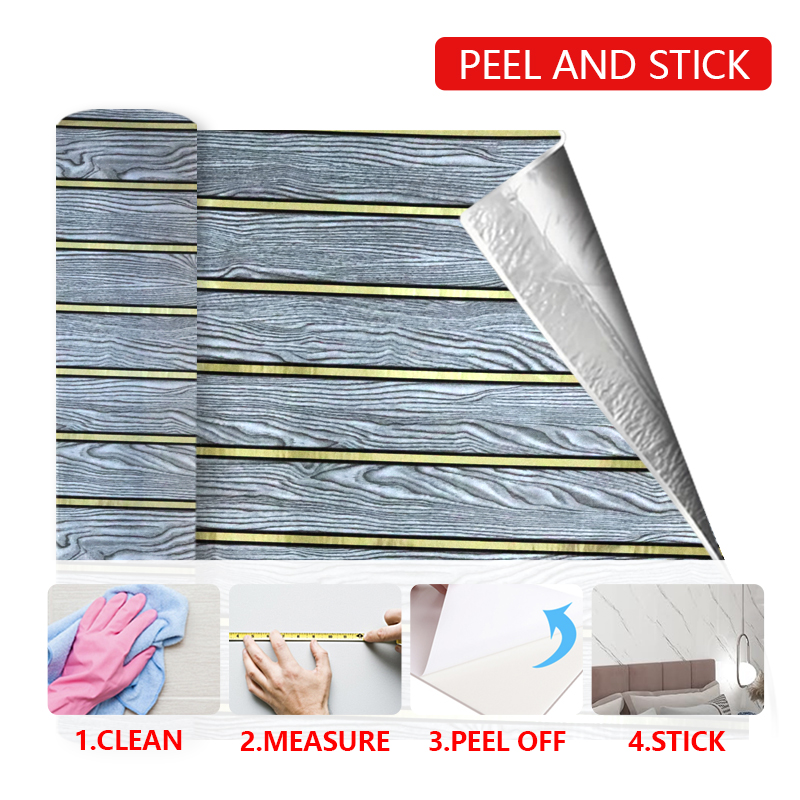 Removable Reusable Design Premium Marble Wall Sticker Peel and Stick Wallpapers for Easy Home Decoration