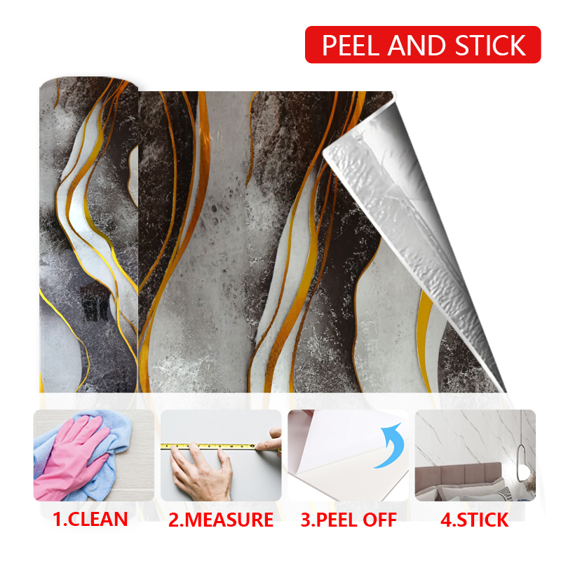 Easy Install Removable Wallpapers Peeland Stick Wall Sticker Paper for Quick Room Transformation