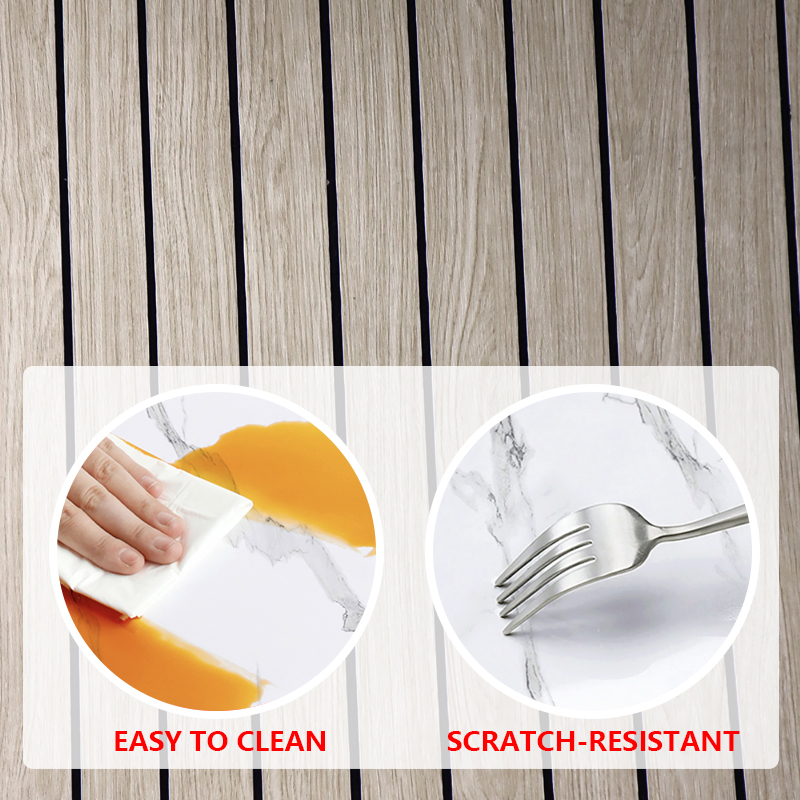 modern home Self Adhesive IXPE Fluted Wall Sticker Durable fashion wood pattern grille wall stickers