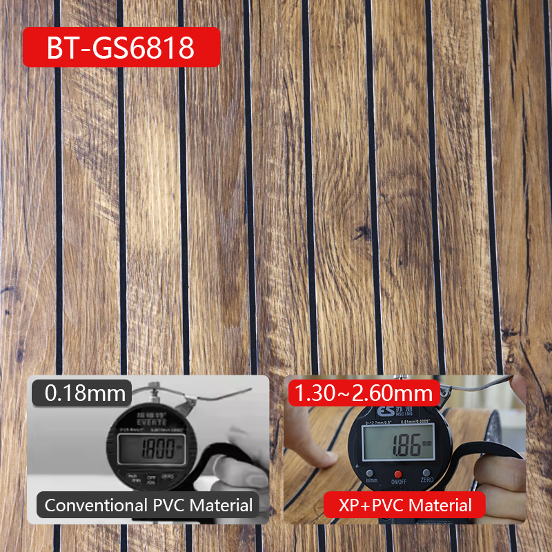 hot selling self-adhesive grille wall sticker anti scratch decorative pvc IXPE wood texure wall stic