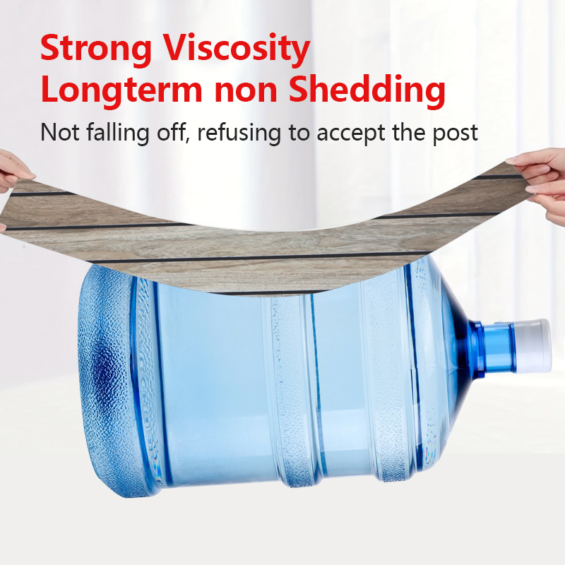 custom color Fluted Wall Stickers wood pattern ixpe self adhesive wall stickers for Living Room and bedroom