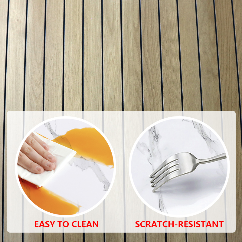 new design waterproof ixpe fluted wall sticker anti scratch high glossy self adhesive wall marble stickers