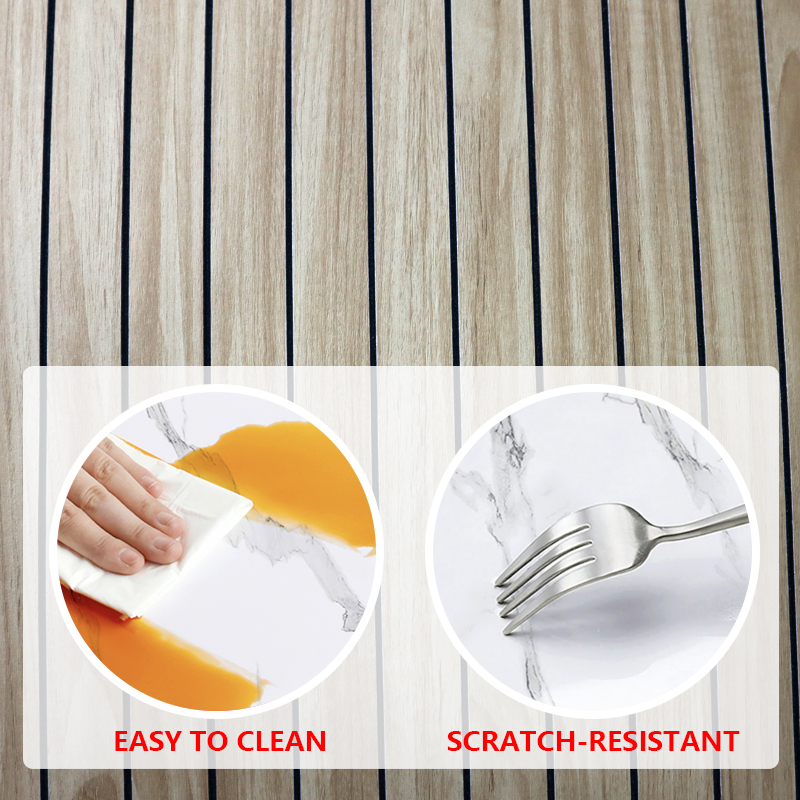 modern design living room tv background fluted wall sticker 3d wood grain IXPE pvc self-adhesive wall sticker