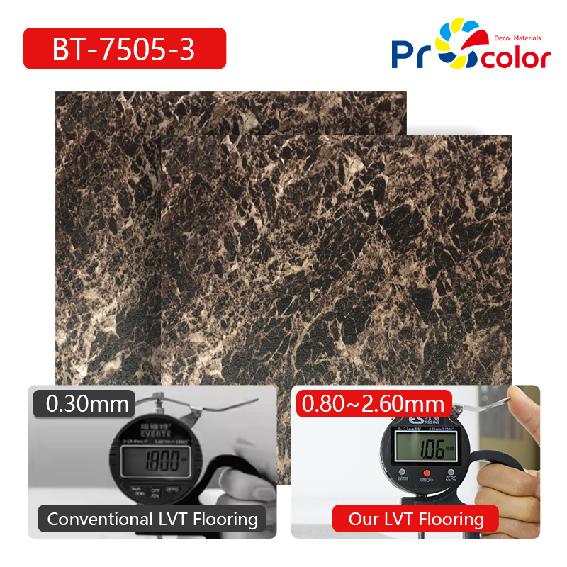 modern indoor wood grain Flooring custom design water proof lvt self adhesive floor for bedroom living room