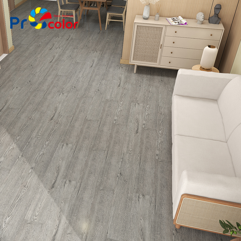 Modern style wood pattern waterproof self adhesive pvc lvt vinyl flooring tiles for house Indoor Decoration