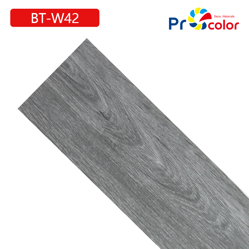 wholesale Eco-friendly easy installing 0.9-2mm thick lvt floor self adhesive for home office